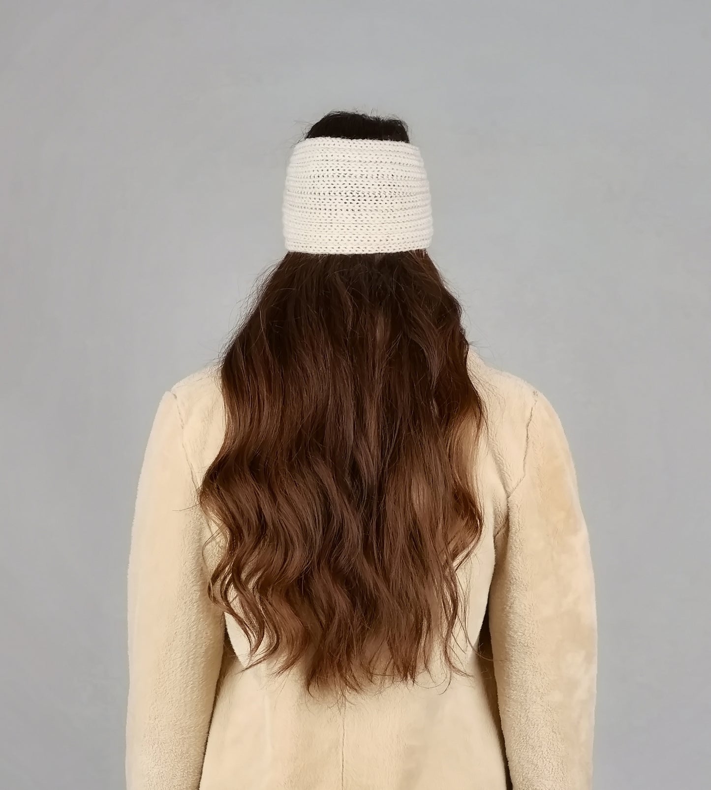 PEARLS TWIST RIBBED  EARWARMER