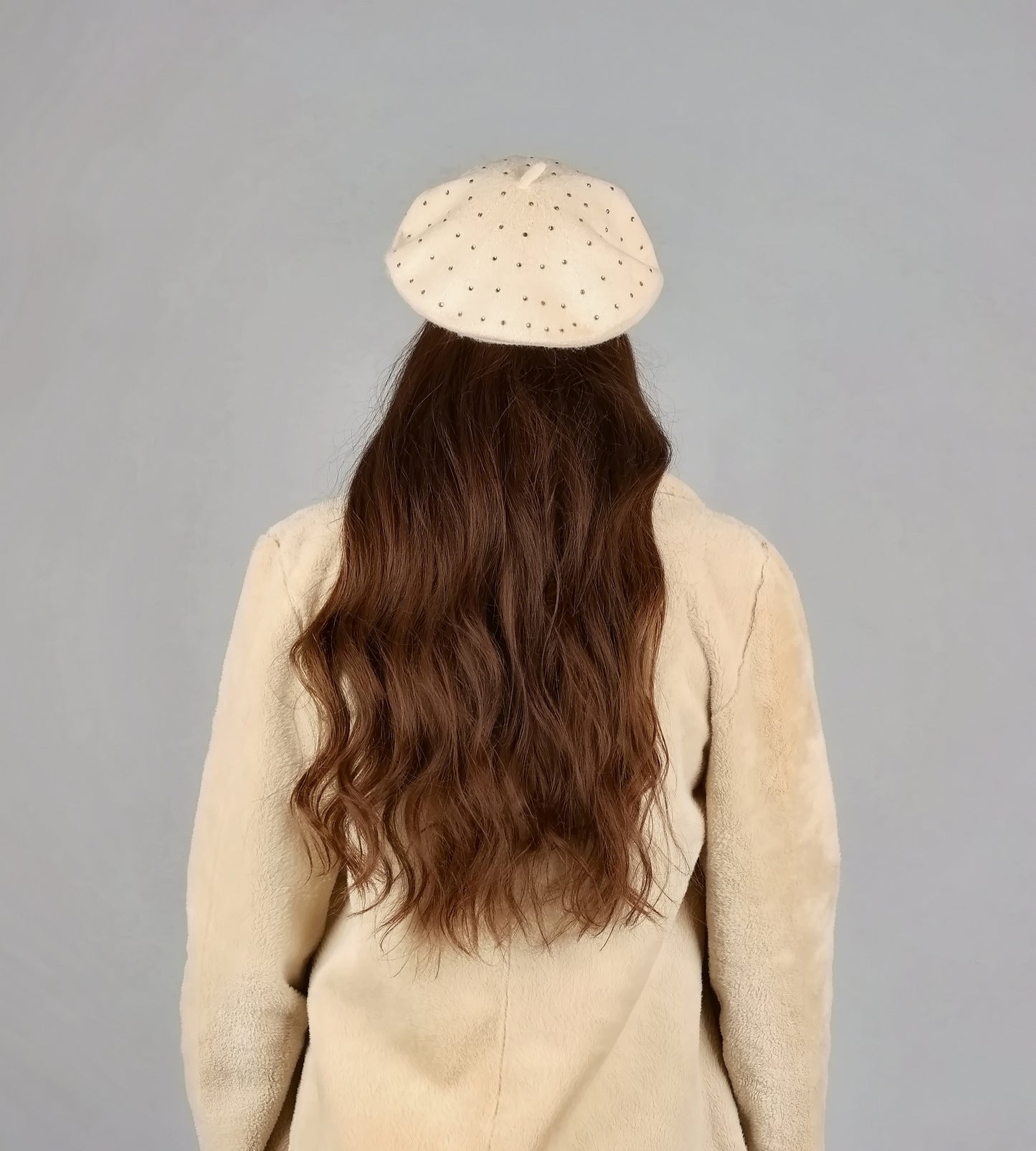 SPARKLE WOOL BLENDED BERET OR TAM HAT