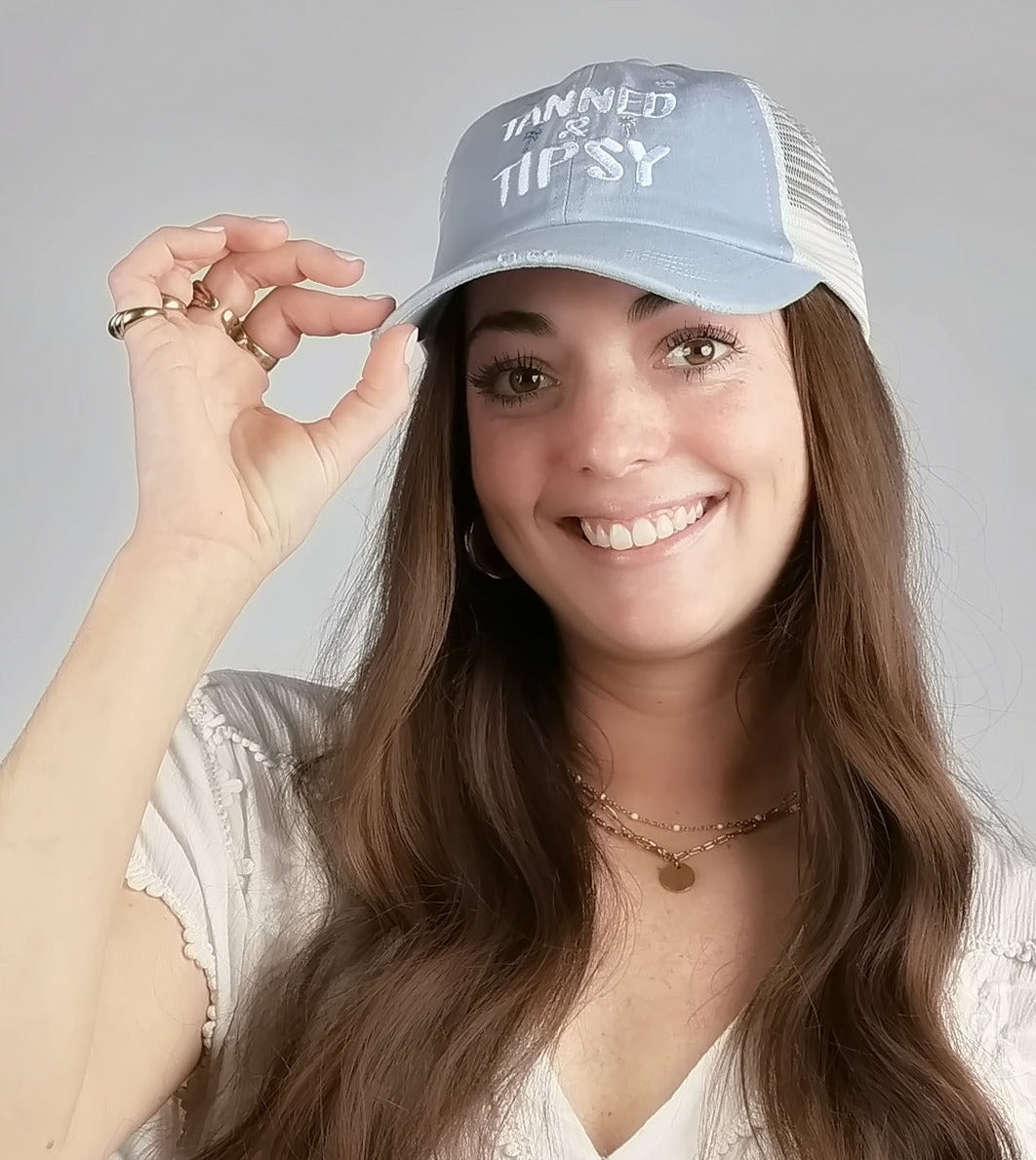 TANNED & TIPSY BASEBALL HAT