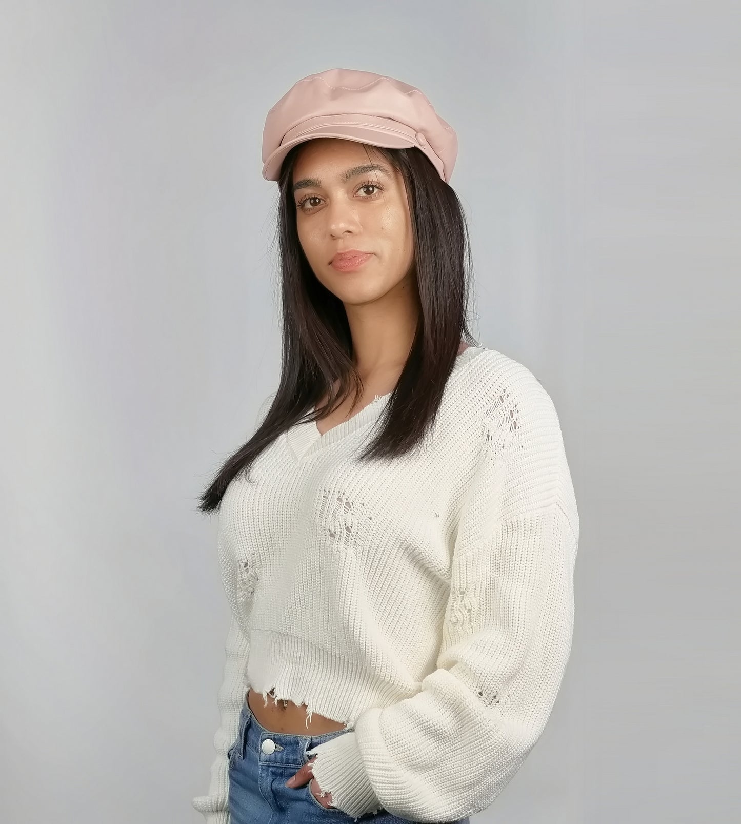 VEGAN FAUX LEATHER CABBY