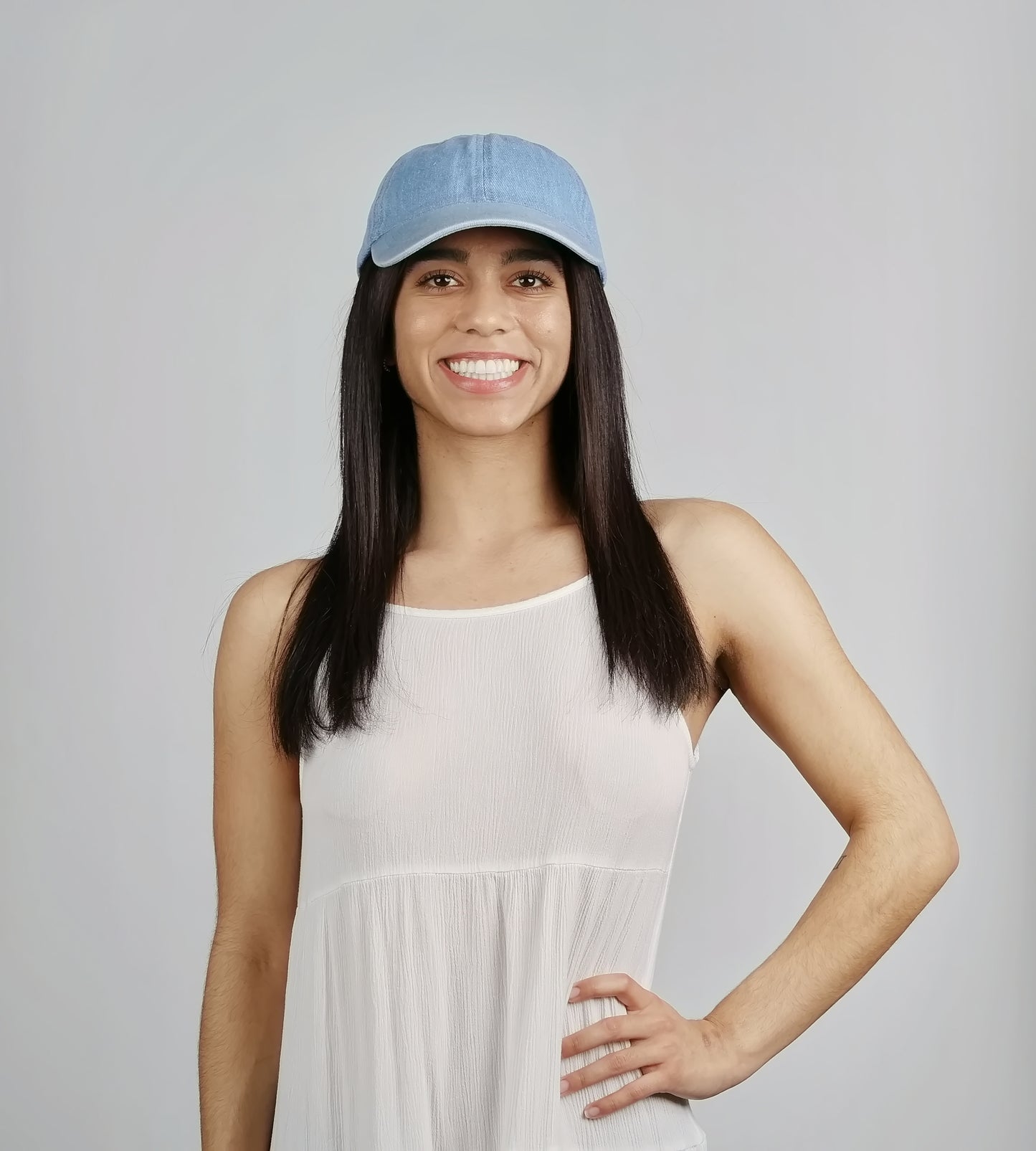 WASHED DENIM BASEBALL HAT