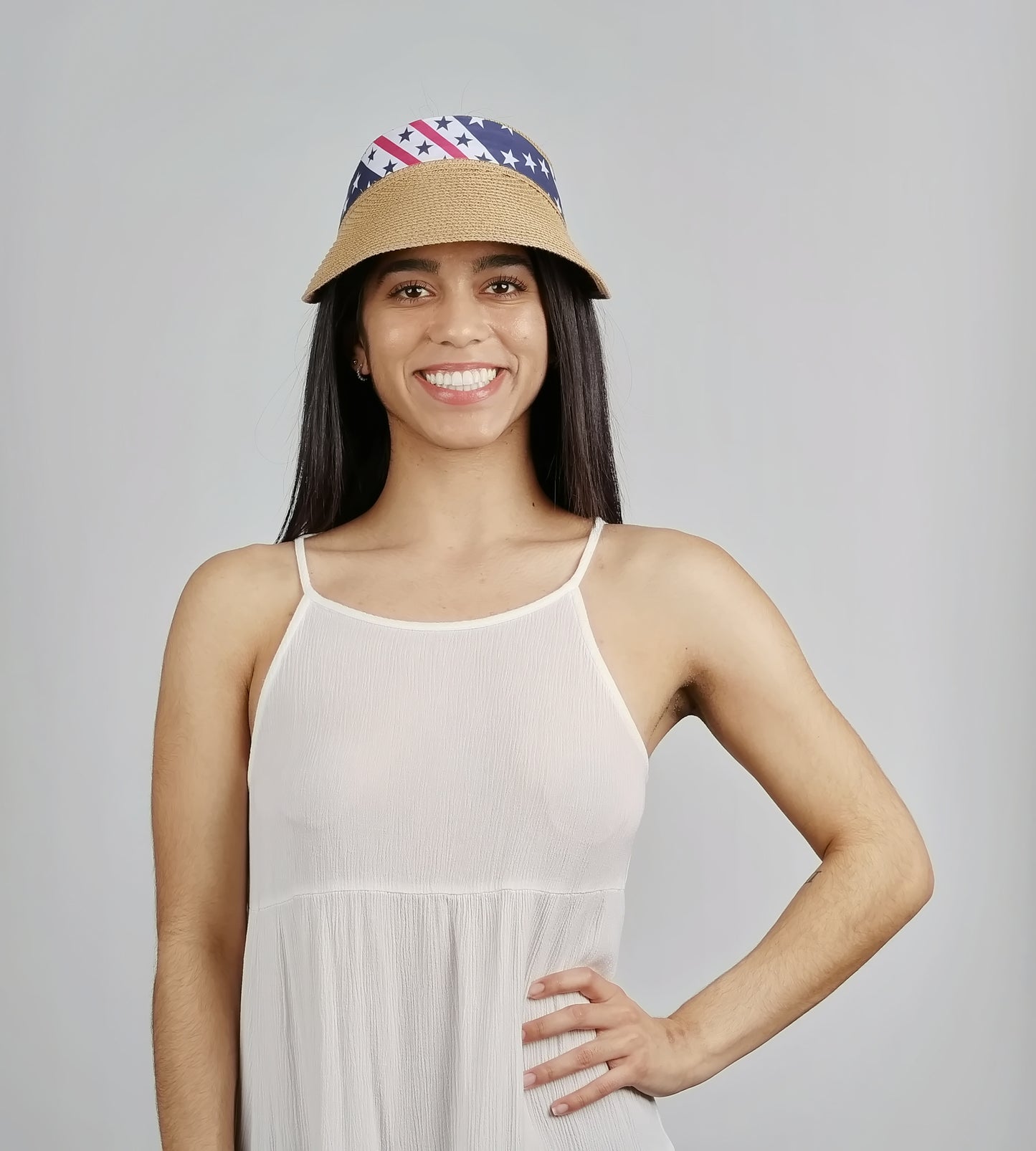 AMERICANA STRAW VISOR