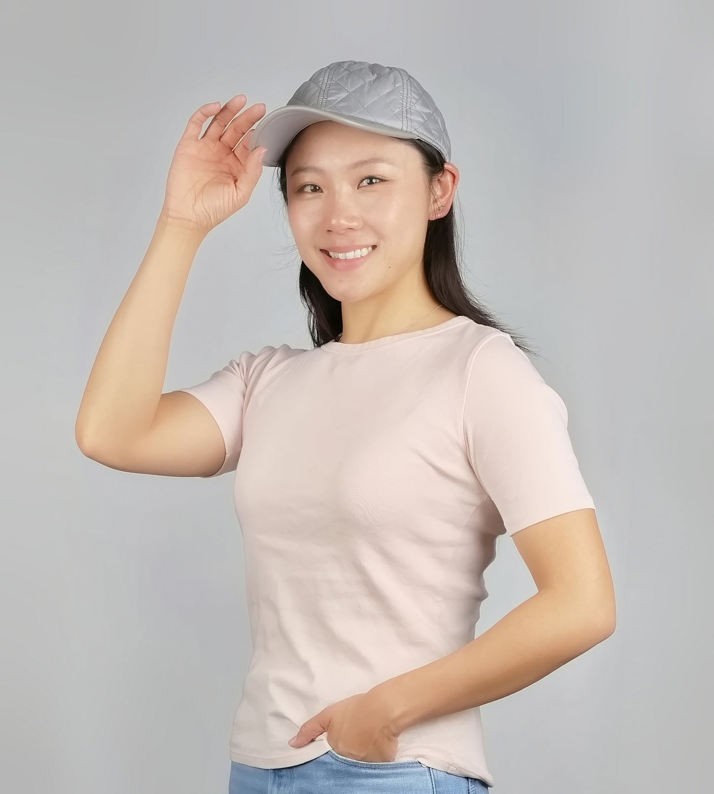 NYLON QUILTED BASEBALL HAT