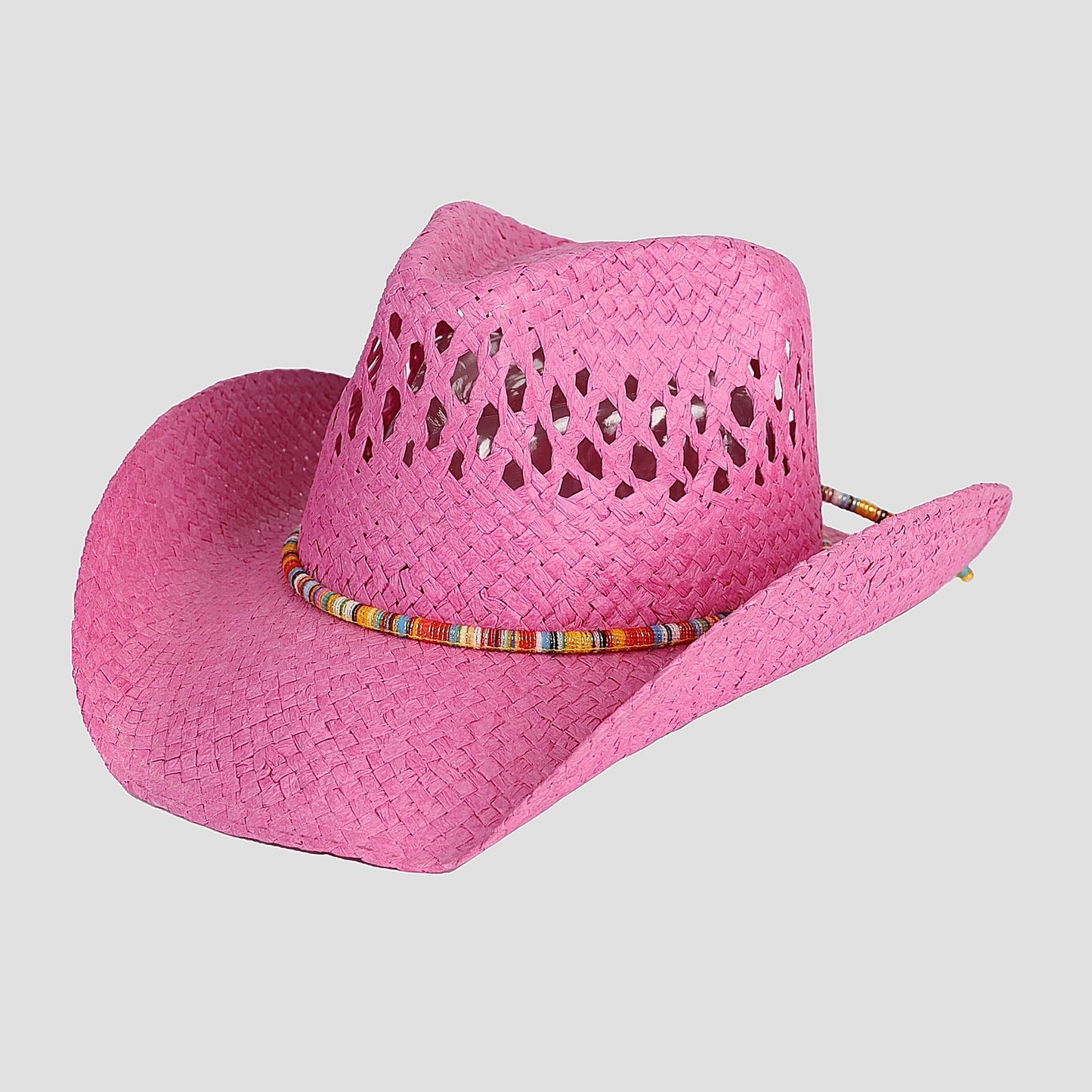 COLORFUL BAND OPEN WEAVE COWBOY