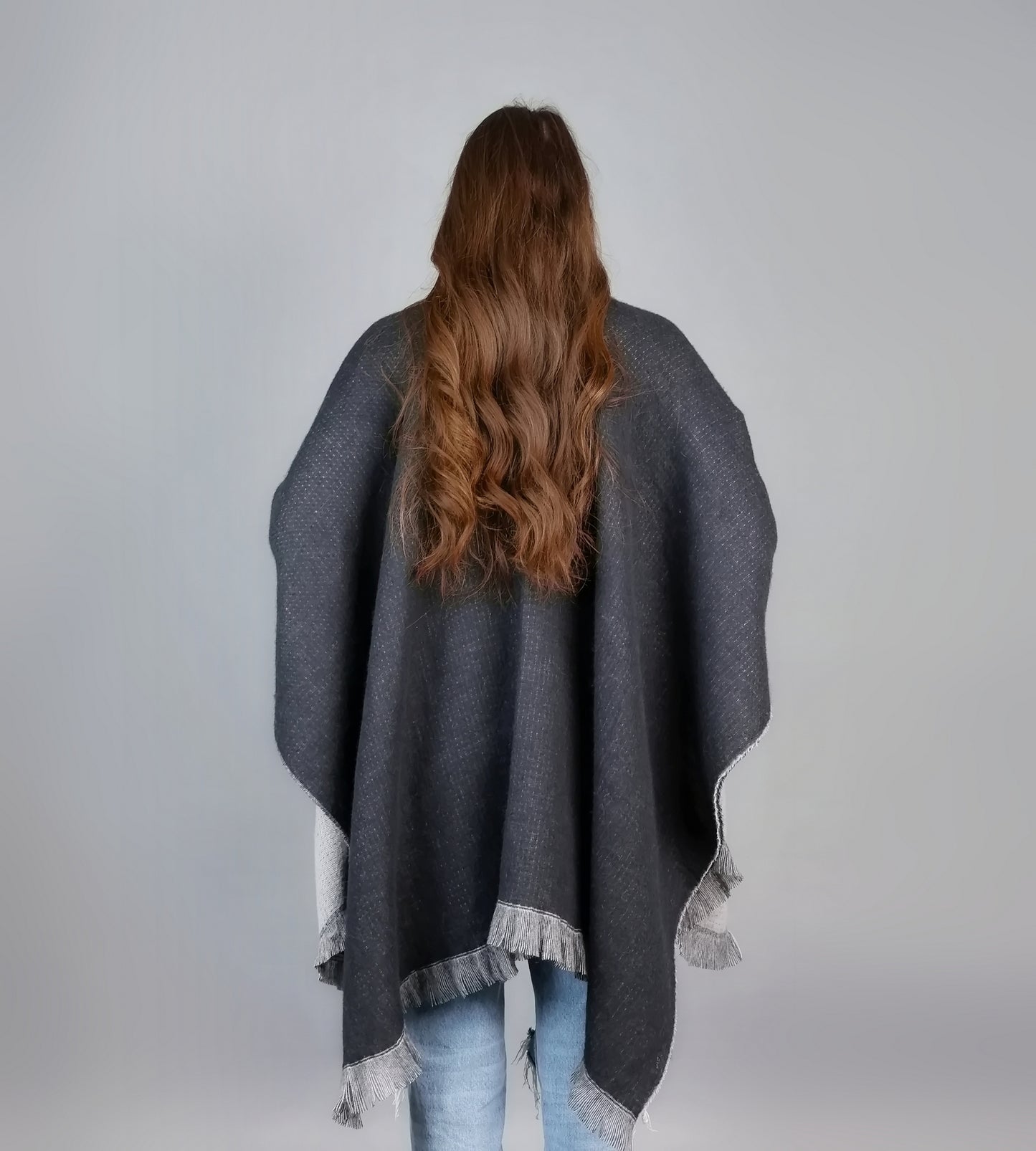 REVERSIBLE RUANA WRAP