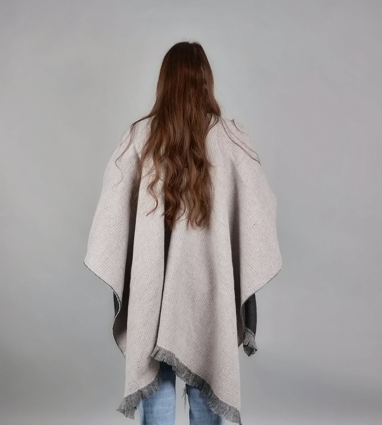 REVERSIBLE RUANA WRAP