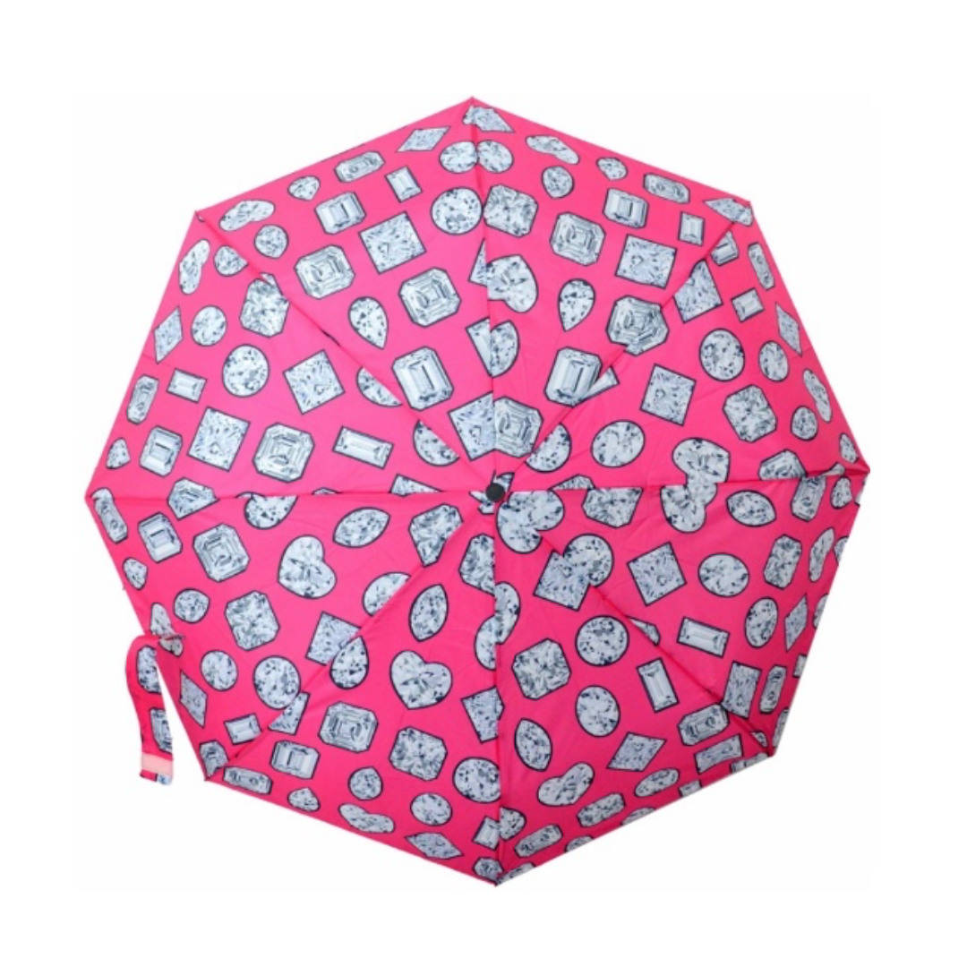 RAINING DIAMONDS FOLDABLE UMBRELLA