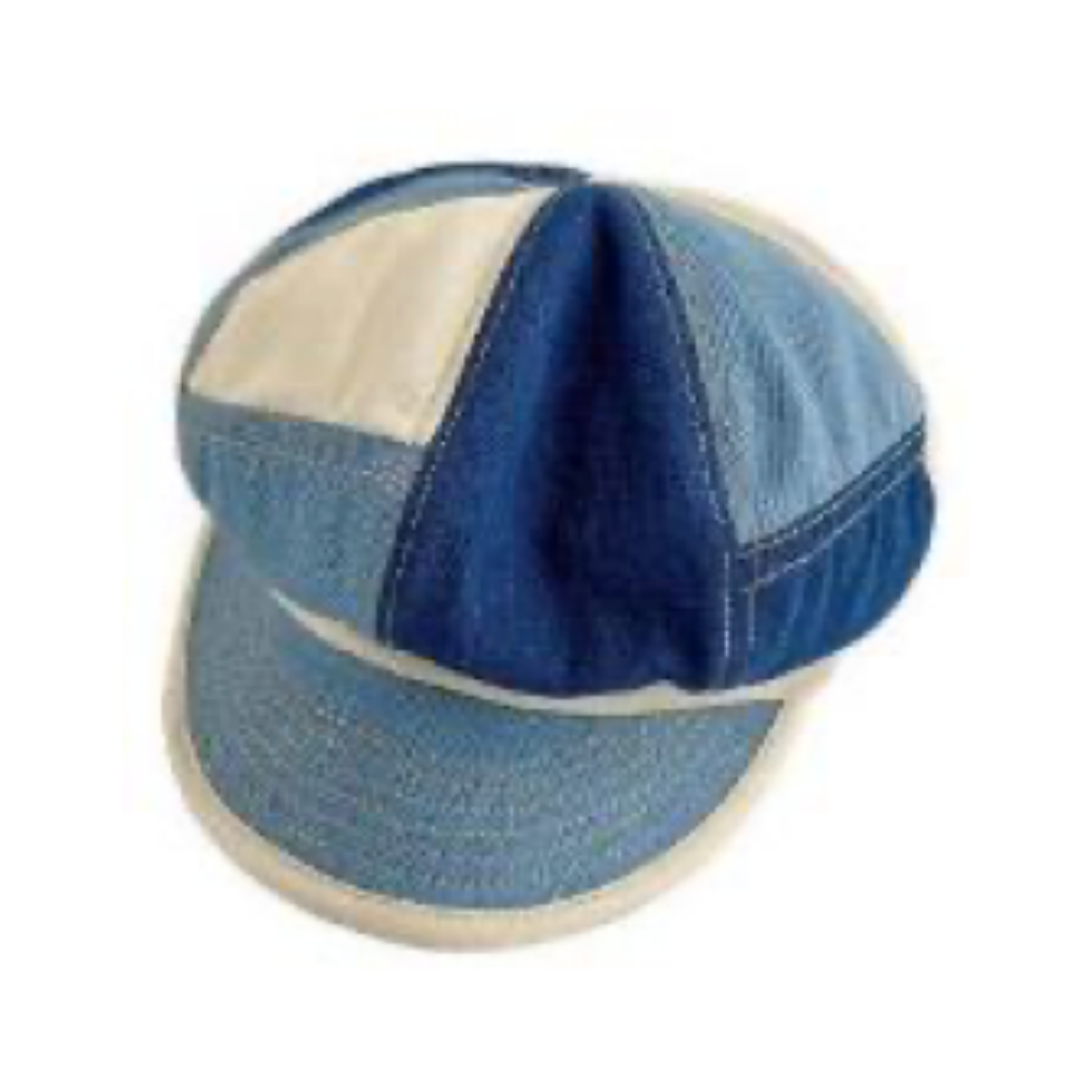PATCHWORK DENIM CABBY