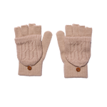 Busbee Style Cable Knit Pop Top Mittens