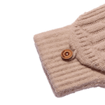 Busbee Style Cable Knit Pop Top Mittens