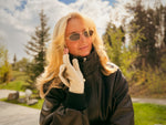Busbee Style Cable Knit Pop Top Mittens