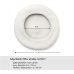 Faux-Fur Pure White Beret