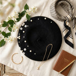 Embellished Wool Beret