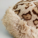 Faux Fur Leopard Bucket Hat