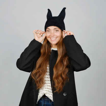 BLACK CAT BEANIE