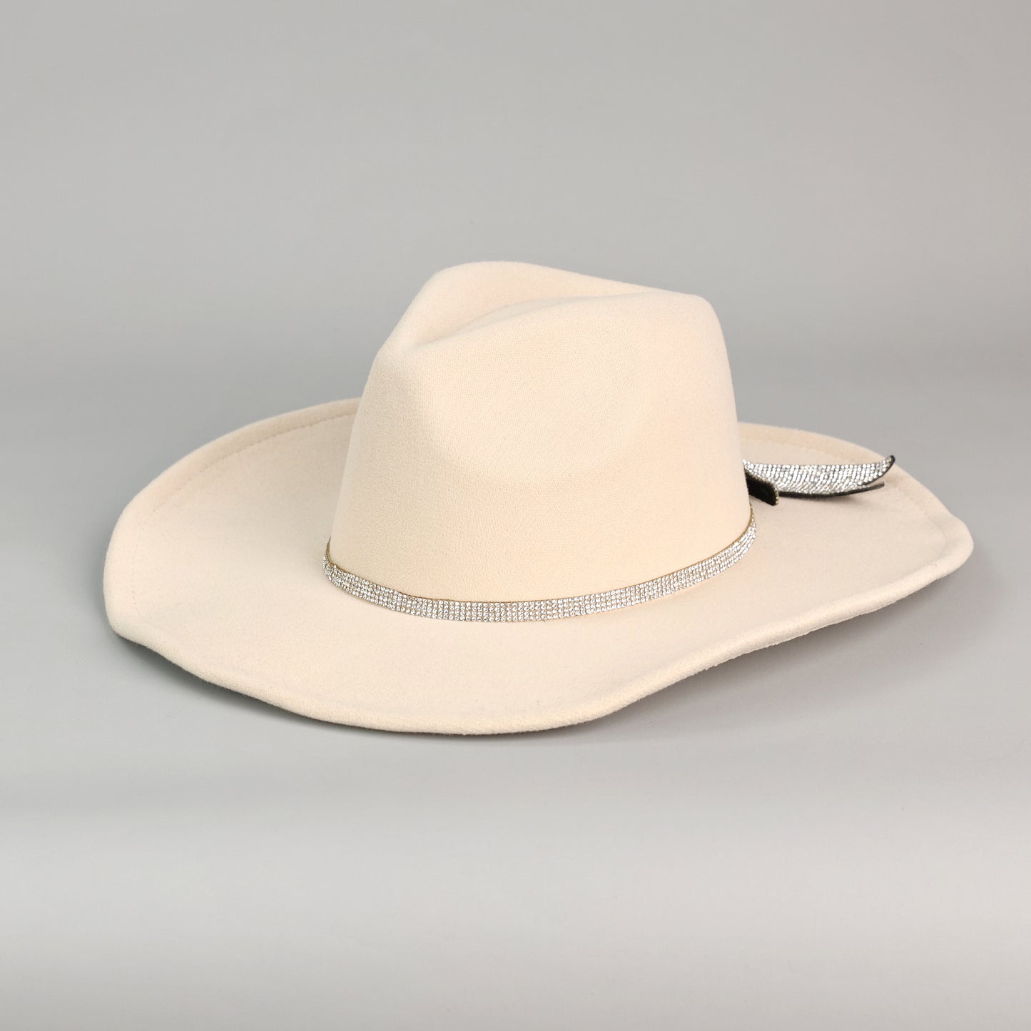 RHINESTONE BOW WESTERN HAT