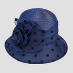 POLKA DOT CHURCH DERBY HAT