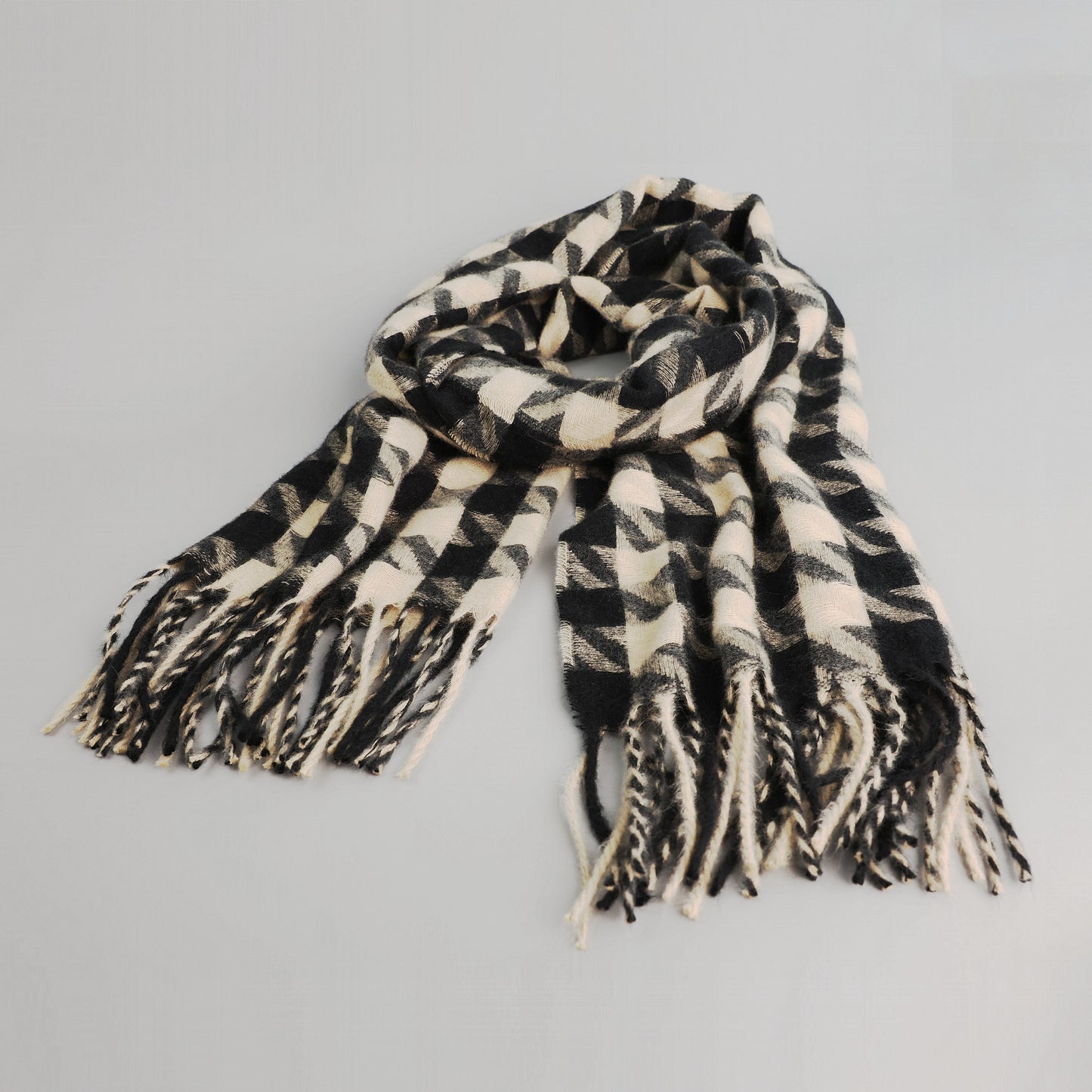 HEY HOUNDSTOOTH SCARF