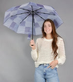 DEMIN PATCHWORK FOLDABLE UMBRELLA