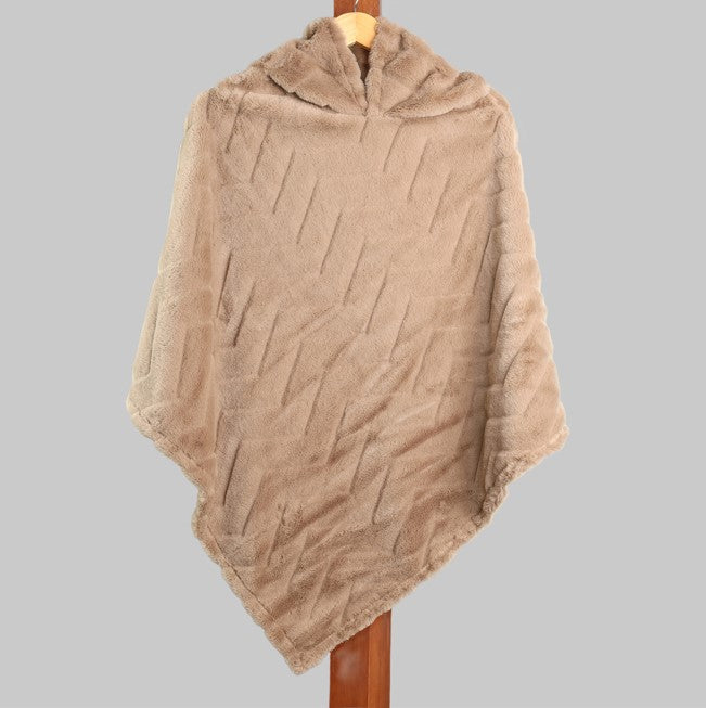 WARM GIRL WINTER PONCHO