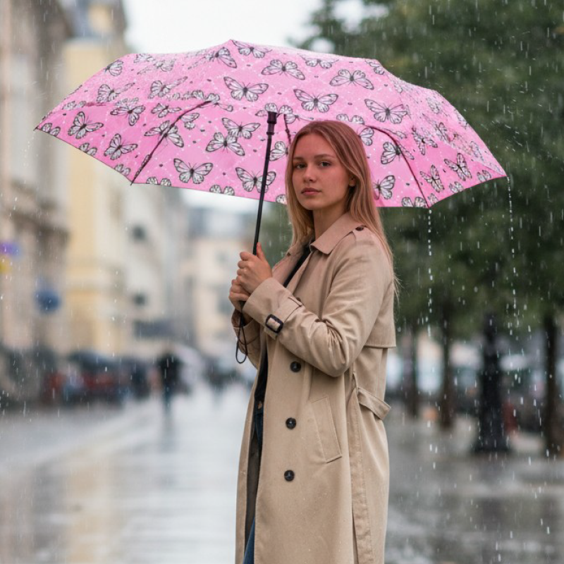 Butterfly Umbrella with Charm