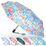Seaworld Print with Lobster Keychain Umbrella